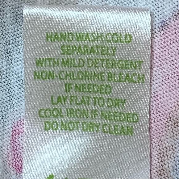 Lilly Pulitzer Linen Blend Coastal Print Dress with Pom-Pom Trim Size Small - Picture 10 of 11